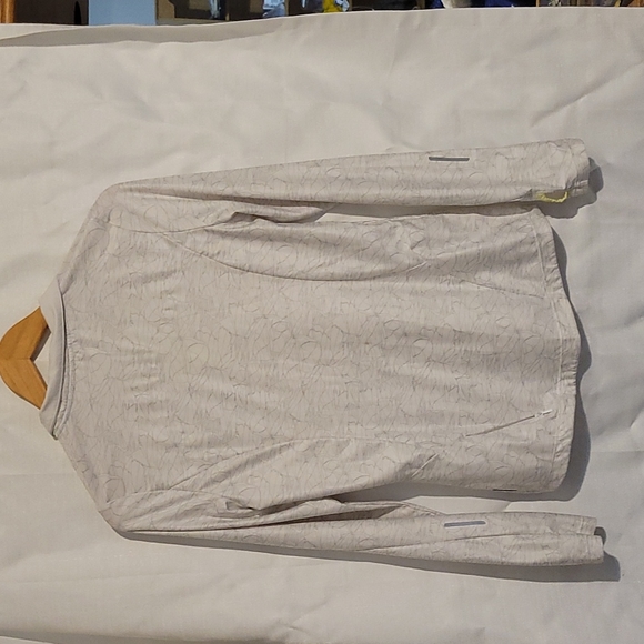 Mondetta white patterned lightweight long sleeve quarter zip size small - Picture 4 of 11